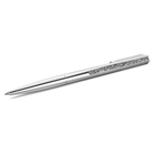 Crystal Shimmer ballpoint pen, Silver tone, Chrome plated