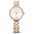 Certa watch, Swiss Made, Metal bracelet, Gold tone, Champagne gold-tone finish